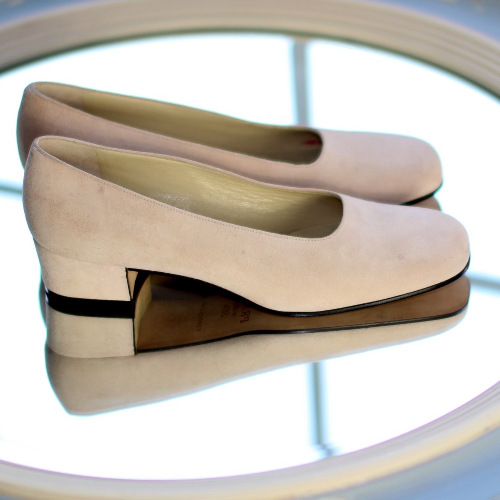 Prada Nude Camoscio Vaniglia/Vanilla Suede NEW - Picture 7 of 8
